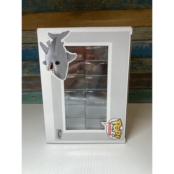 Jaws Great White Shark Funko Pop 759 Signed  Auto Carl Gottlieb / Jeffrey Kramer - Picture 7 of 12